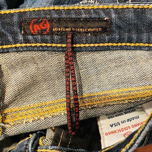 AG Adriano Goldschmied Blue Legging Ankle Jeans Size 25R - Picture 7 of 8